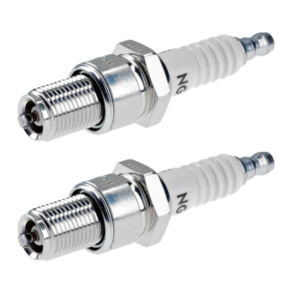 2 Spark Plugs with flat seal seat NGK aftermarket expertise for HONDA and others
