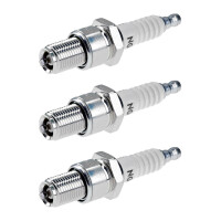 3 Spark Plugs with flat seal seat NGK aftermarket...