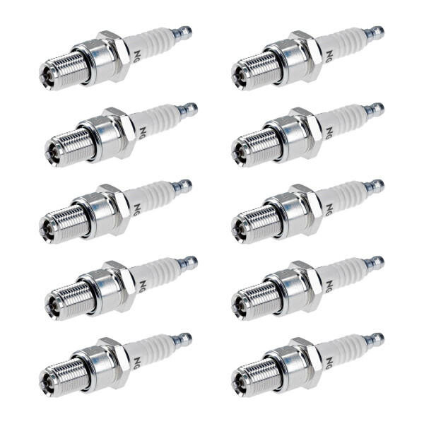 10 Spark Plugs with flat seal seat NGK IAM expertise for HONDA and others