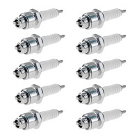 10 Spark Plugs with flat seal seat NGK IAM expertise for...