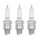 3 Spark Plugs with flat seal seat NGK aftermarket expertise for BMW ISETTA