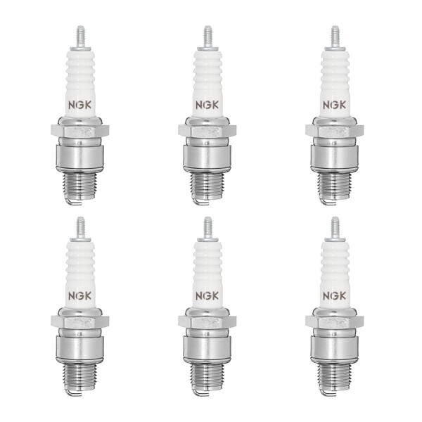 6 Spark Plugs with flat seal seat NGK aftermarket expertise for BMW ISETTA