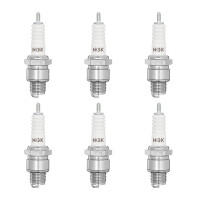 6 Spark Plugs with flat seal seat NGK aftermarket...