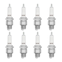 8 Spark Plugs with flat seal seat NGK aftermarket...