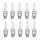 10 Spark Plugs with flat seal seat NGK aftermarket expertise for BMW ISETTA