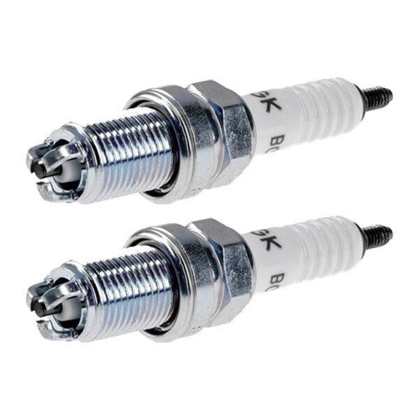 2 Spark Plugs with flat seal seat NGK suitable for PEUGEOT 405 and others