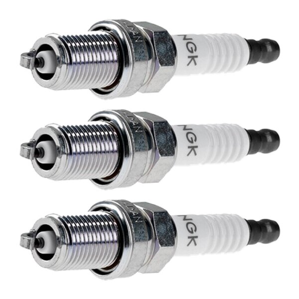 3 Spark Plugs fixed SAE connection NGK aftermarket expertise for NISSAN PRAIRIE