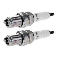 2 Spark Plugs with flat seal seat NGK IAM expertise for...