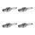 4 Spark Plugs with flat seal seat NGK IAM expertise for NISSAN and others
