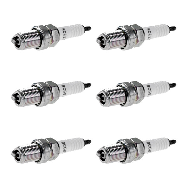 6 Spark Plugs with flat seal seat NGK IAM expertise for NISSAN and others