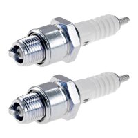 2 Spark Plugs with flat seal seat NGK IAM expertise for...