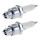 2 Spark Plugs with flat seal seat NGK IAM expertise for YAMAHA and others