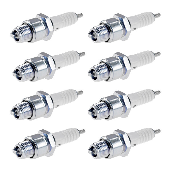 8 Spark Plugs with flat seal seat NGK IAM expertise for YAMAHA and others