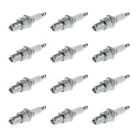 12 Spark Plugs with flat seal seat NGK for RENAULT 18 and...