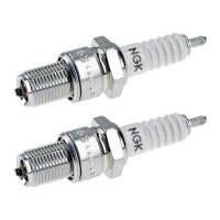 2 Spark Plugs with flat seal seat NGK aftermarket...