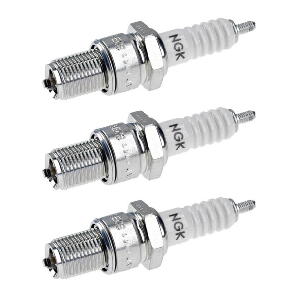 3 Spark Plugs with flat seal seat NGK aftermarket expertise for HONDA