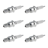 6 Spark Plugs with flat seal seat NGK aftermarket...