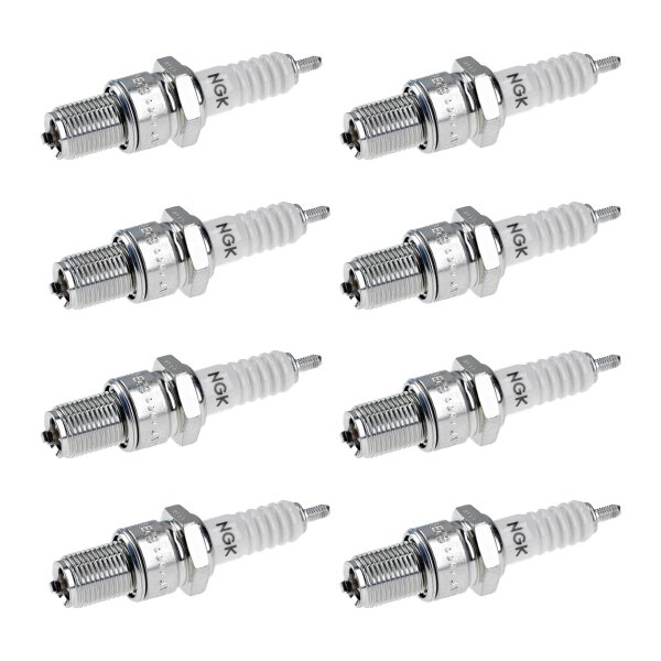 8 Spark Plugs with flat seal seat NGK aftermarket expertise for HONDA