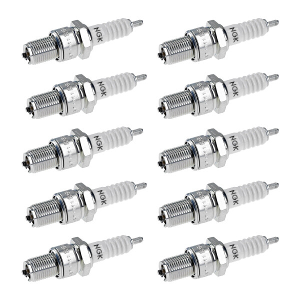 10 Spark Plugs with flat seal seat NGK aftermarket expertise for HONDA