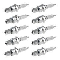 10 Spark Plugs with flat seal seat NGK aftermarket...