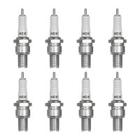 8 Zündkerzen mit Flachdichtsitz NGK...