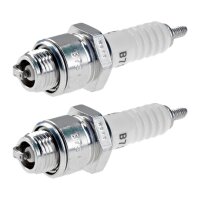 2 Spark Plugs with flat seal seat NGK IAM expertise for...