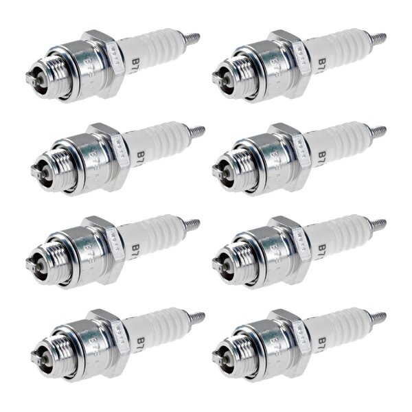 8 Spark Plugs with flat seal seat NGK IAM expertise for KUBOTA and others