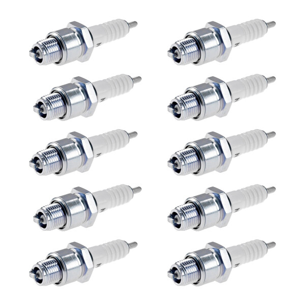 10 Spark Plugs with flat seal seat NGK IAM expertise for SUZUKI and others