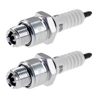 2 Spark Plugs with flat seal seat NGK IAM expertise for...