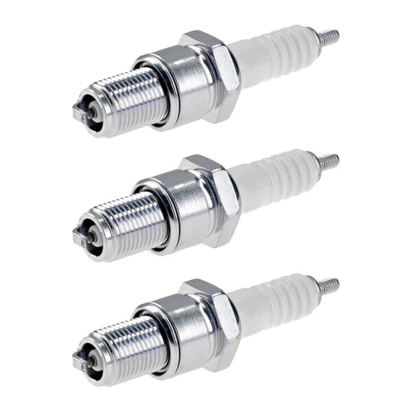 3 Spark Plugs with flat seal seat NGK suitable for JAGUAR XJ and others