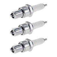 3 Spark Plugs with flat seal seat NGK suitable for JAGUAR...