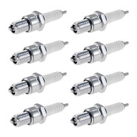 8 Spark Plugs with flat seal seat NGK suitable for JAGUAR...