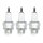 3 Spark Plugs with flat seal seat NGK IAM expertise for KAWASAKI and others