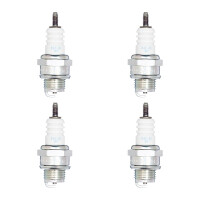 4 Spark Plugs with flat seal seat NGK IAM expertise for...
