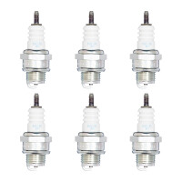 6 Zündkerzen mit Flachdichtsitz NGK...