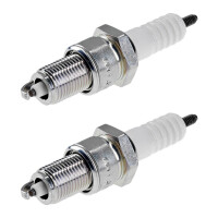 2 Spark Plugs with flat seal seat NGK IAM expertise for...