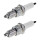 2 Spark Plugs with flat seal seat NGK IAM expertise for DAIHATSU and others