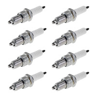 8 Spark Plugs with flat seal seat NGK IAM expertise for...
