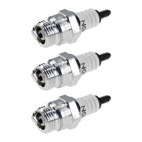 3 Zündkerzen mit Flachdichtsitz NGK...