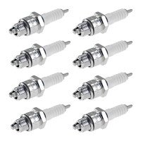 8 Spark Plugs with flat seal seat NGK IAM expertise for...
