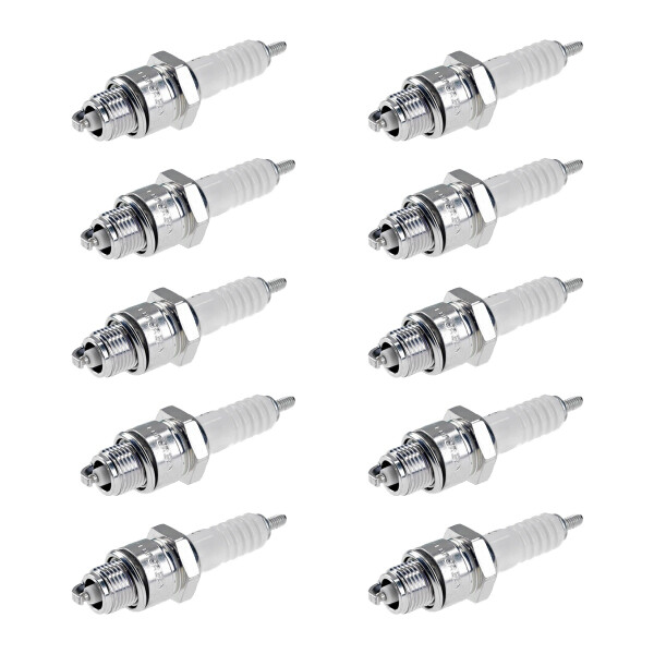 10 Spark Plugs with flat seal seat NGK IAM expertise for SUZUKI and others