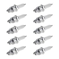 10 Spark Plugs with flat seal seat NGK IAM expertise for...