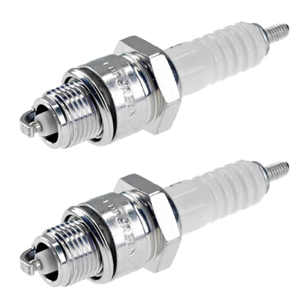 2 Spark Plugs with flat seal seat NGK aftermarket expertise for HONDA and others