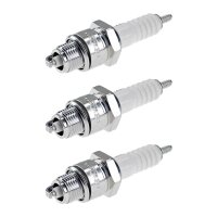 3 Spark Plugs with flat seal seat NGK aftermarket...