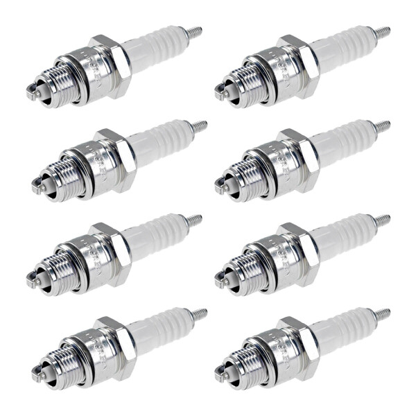 8 Spark Plugs with flat seal seat NGK aftermarket expertise for HONDA and others