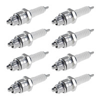 8 Spark Plugs with flat seal seat NGK aftermarket...