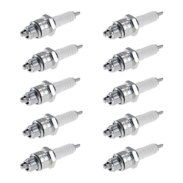 10 Spark Plugs with flat seal seat NGK IAM expertise for HONDA and others