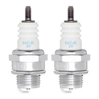 2 Spark Plugs with flat seal seat NGK IAM expertise for...