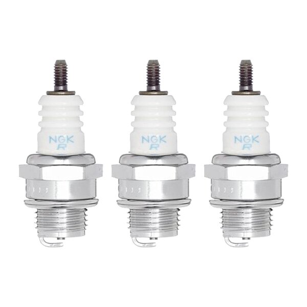 3 Spark Plugs with flat seal seat NGK IAM expertise for KAWASAKI and others