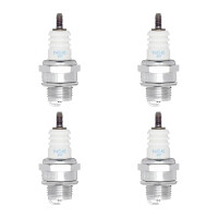 4 Spark Plugs with flat seal seat NGK IAM expertise for...